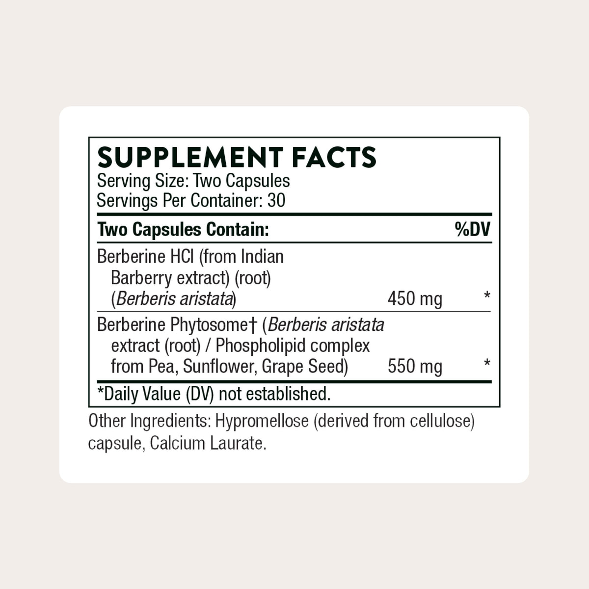 THORNE Berberine Dual Action Formula with Phytosome Plus | Heart, Immune, GI & Cholesterol Support