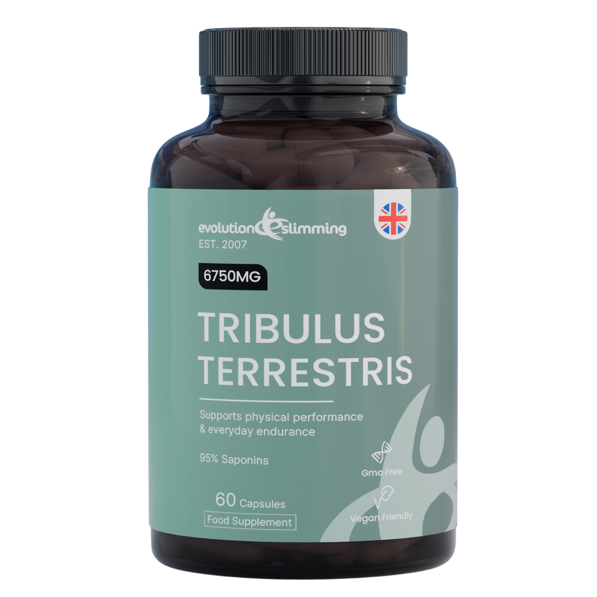 EvoSport Tribulus 6750mg Capsules | Men's Energy & Daily Support