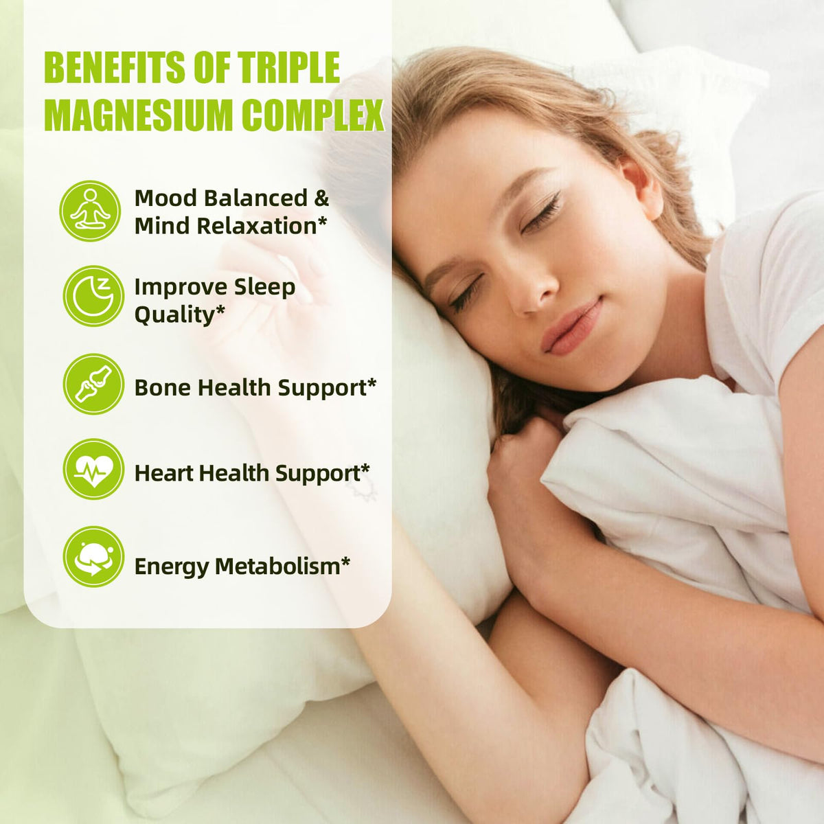 Triple Magnesium Complex Gummies β Sleep, Mood & Bone Health (Sugar-Free, Vegan)