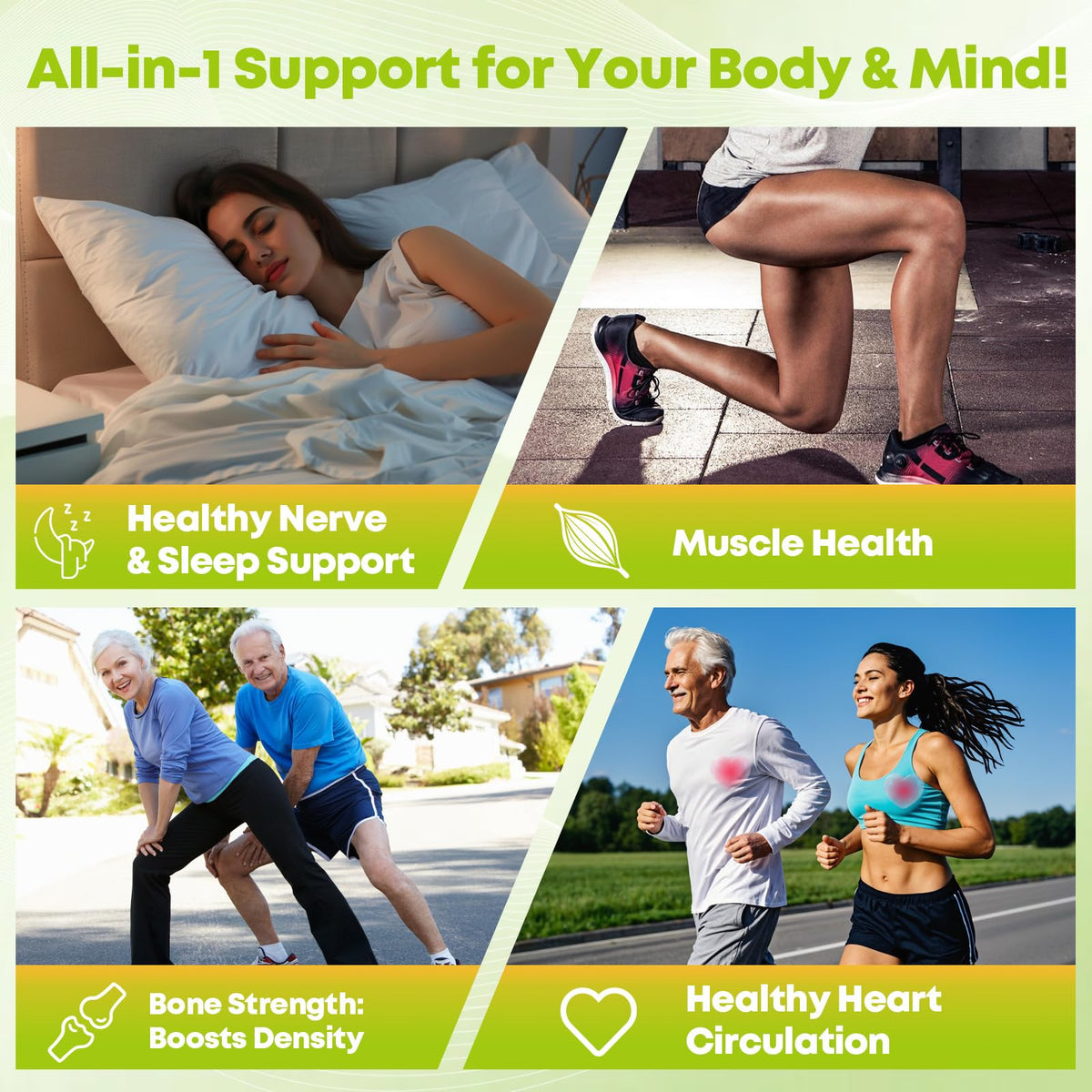 Triple Magnesium Complex Gummies β Sleep, Mood & Bone Health (Sugar-Free, Vegan)