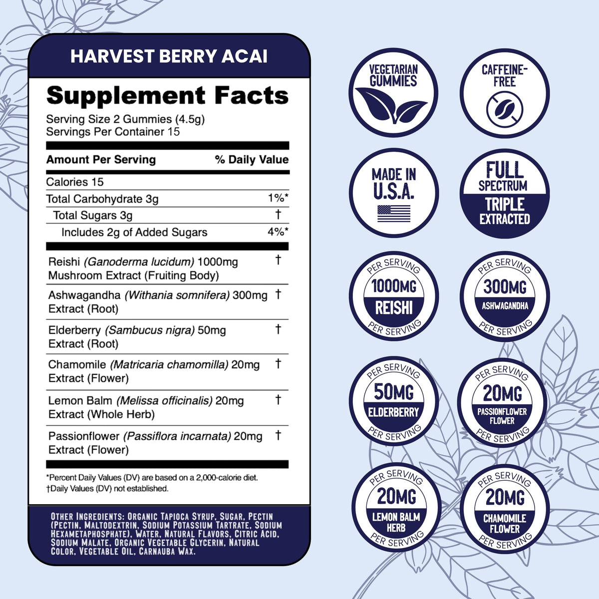 Troomy Recovery Gummies – Ashwagandha & Reishi for Peak Performance