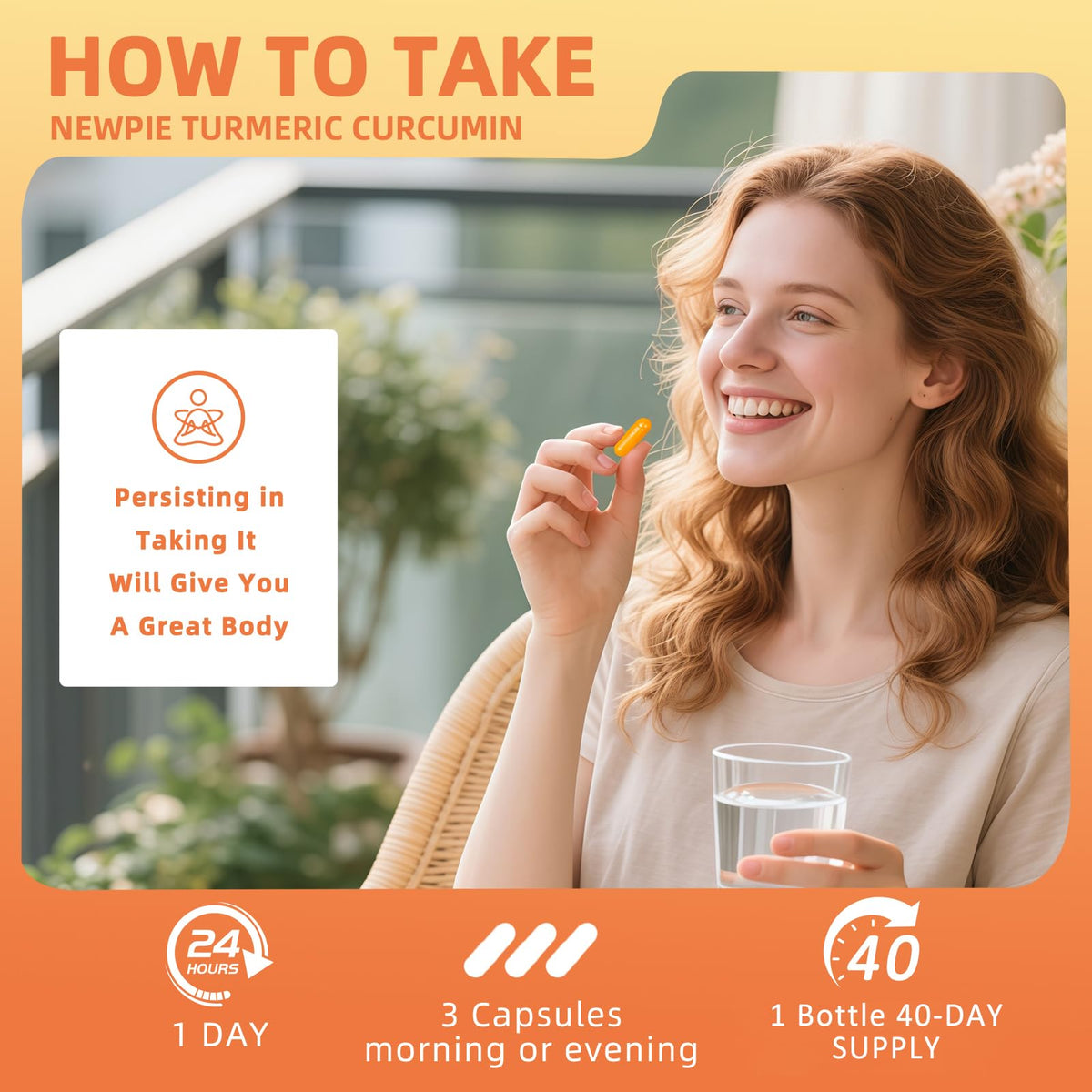 Turmeric Curcumin with MCT Oil β 120 Capsules, 95% Curcuminoids, Non-GMO, Gluten Free