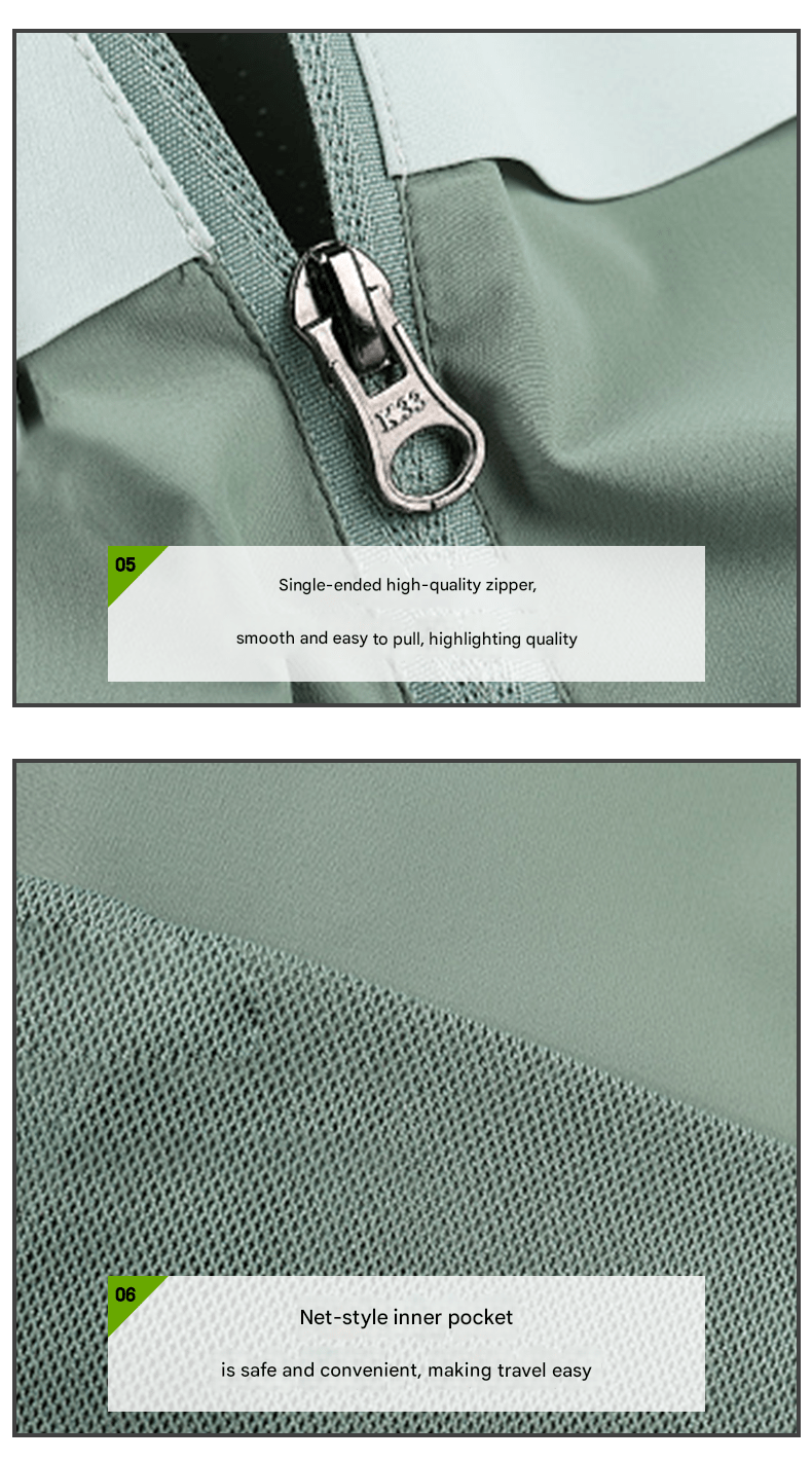 سترة واقية من الشمس خفيفة الوزن بمعامل حماية من الشمس 100+