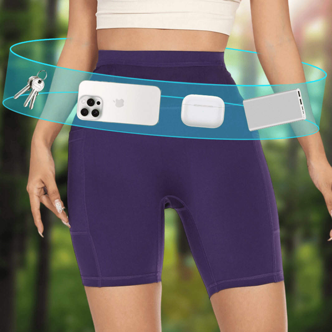 UPF 50+ Compression Sports Shorts