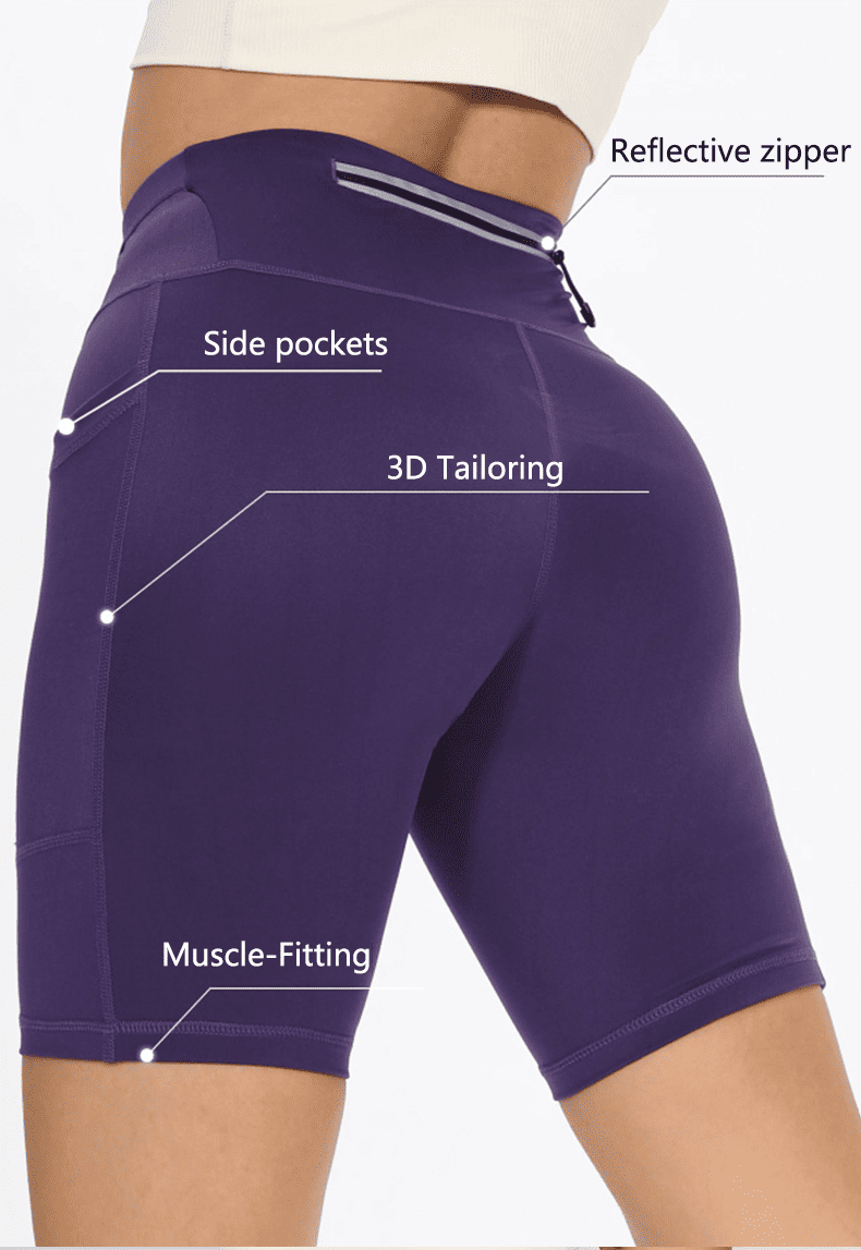 UPF 50+ Compression Sports Shorts