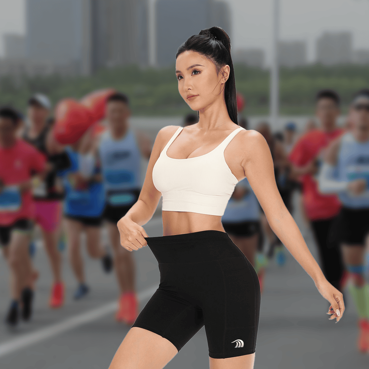 UPF 50+ Compression Sports Shorts