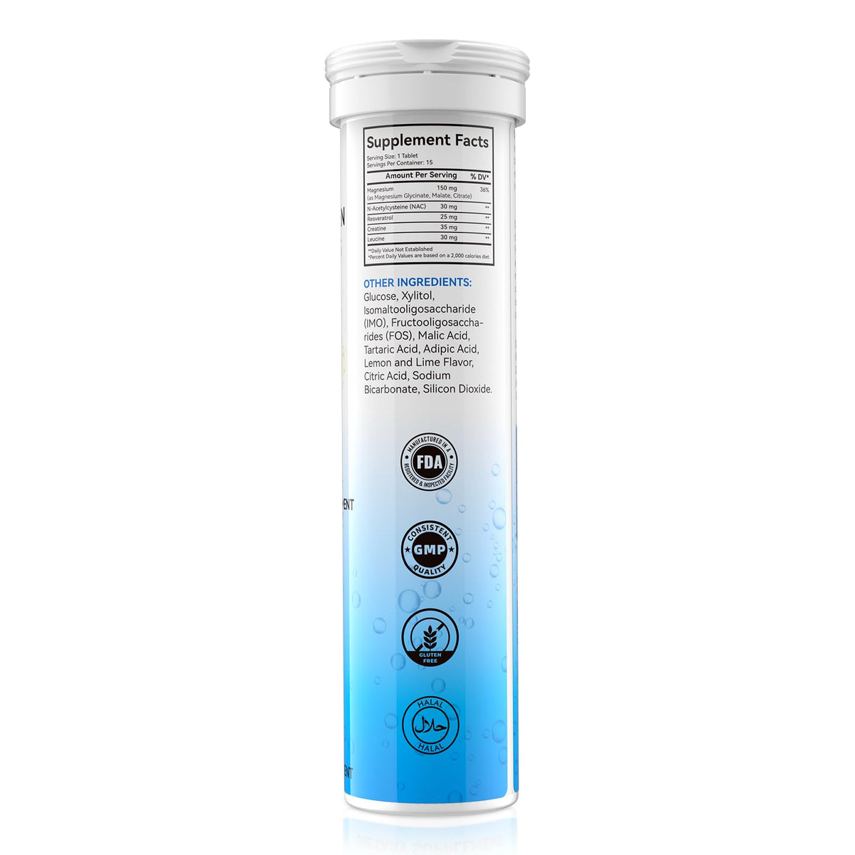 Hydrogen Water Tablets 12ppm with Magnesium β High-Concentration H2 for Brain Health