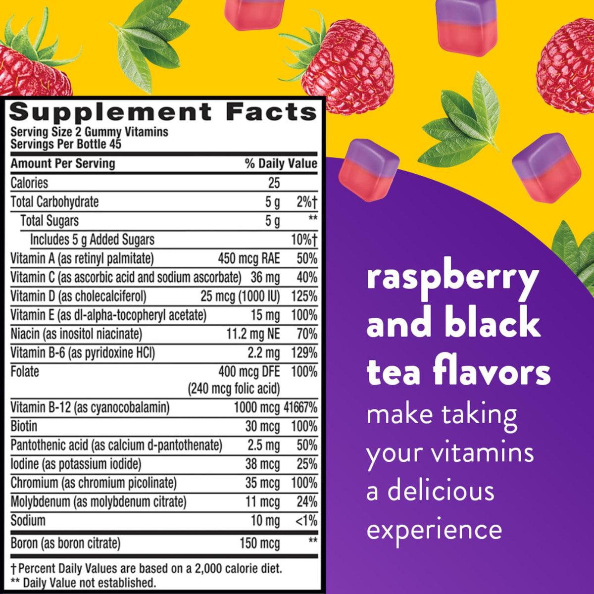 Vitafusion Multi + Energy Gummies β 90 Count | Energy Metabolism Support