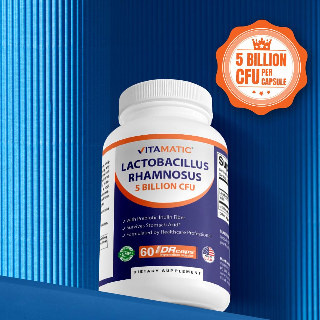 Vitamatic Lactobacillus Rhamnosus 5B DR Capsule β 60 Count