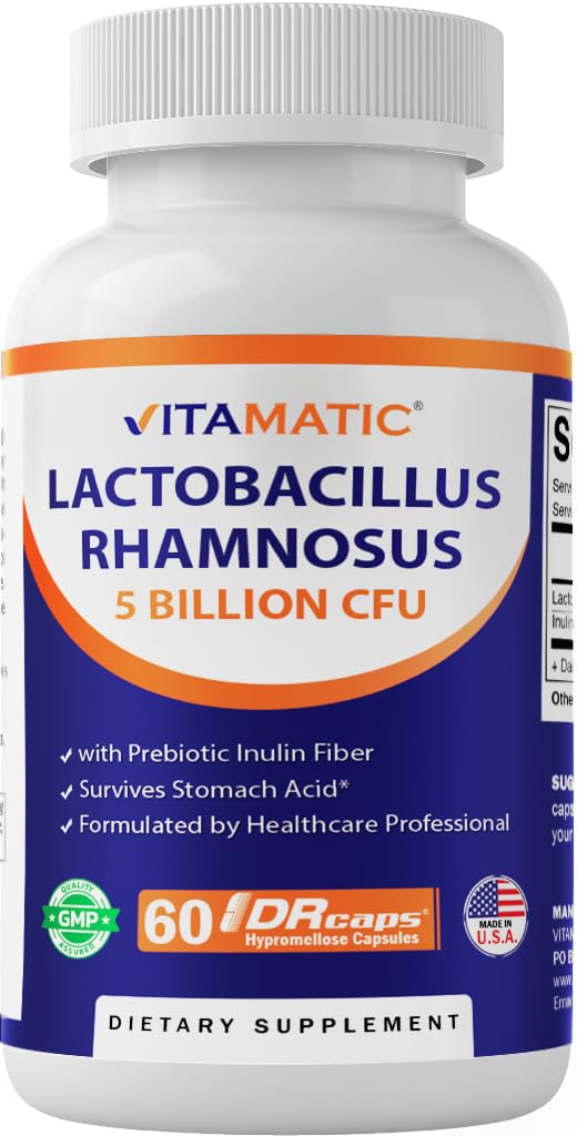 Vitamatic Lactobacillus Rhamnosus 5B DR Capsule β 60 Count