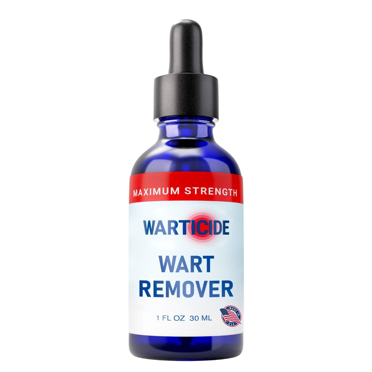 Warticide Liquid Wart Remover β 10% Salicylic Acid with Tea Tree & Cedar Leaf Oil | Made in USA | 1 Fl Oz Dropper