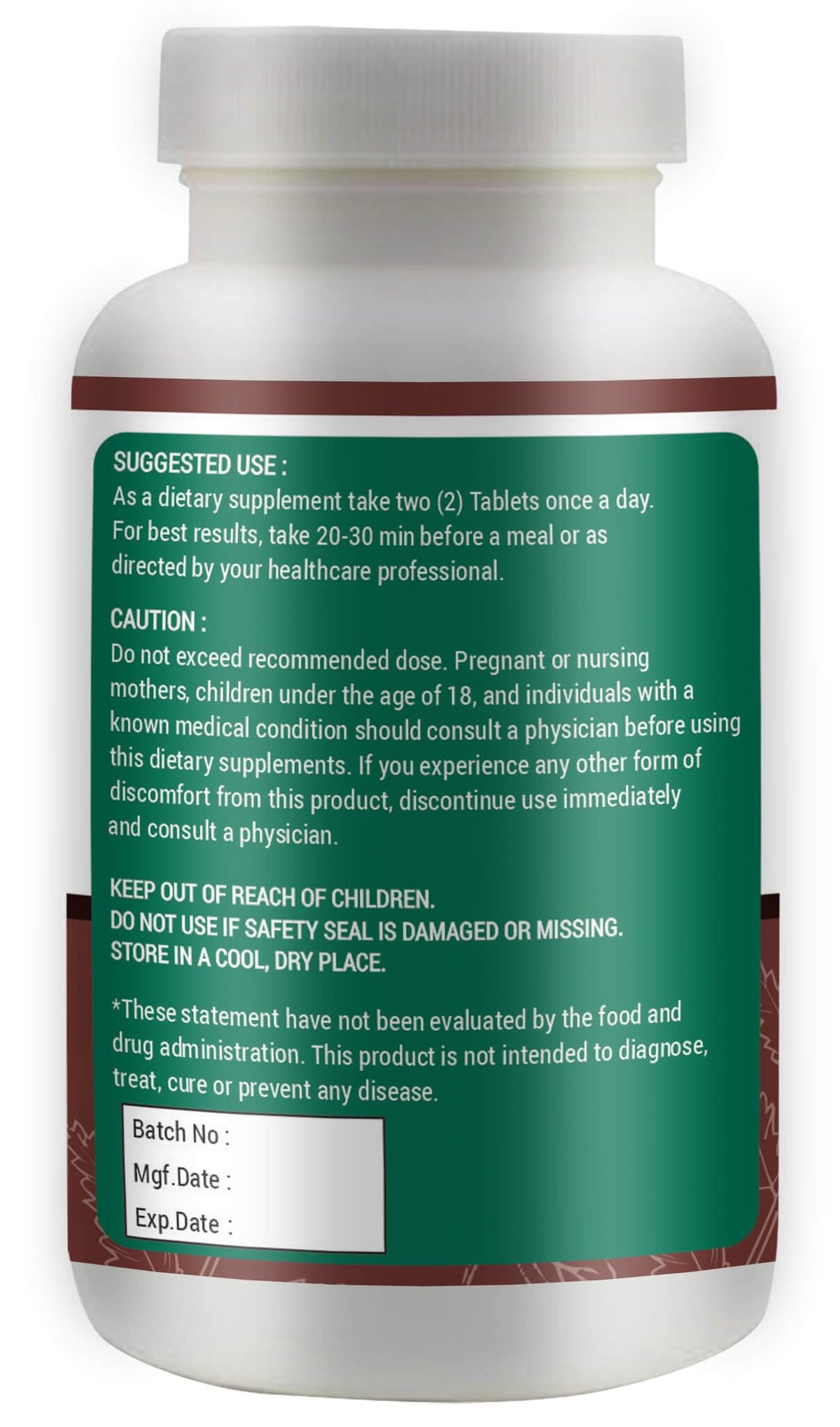 WAY 4 Organic W4O Neem Tulsi Tablets β 300 Pills, 150 Servings, 1000 mg, Equal Neem & Tulsi (Pack of 2)
