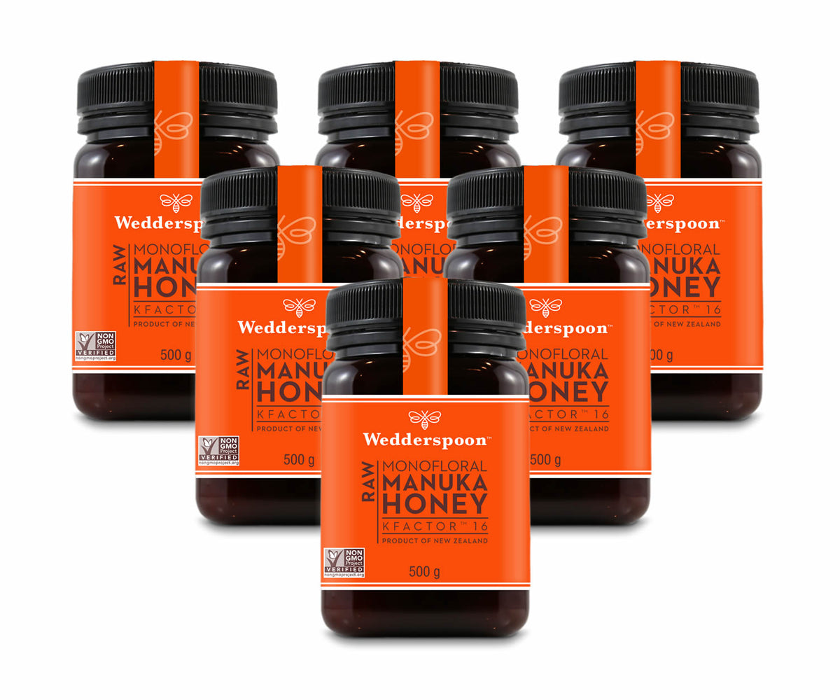 Wedderspoon RAW Manuka Honey KFactor 16+ 500g