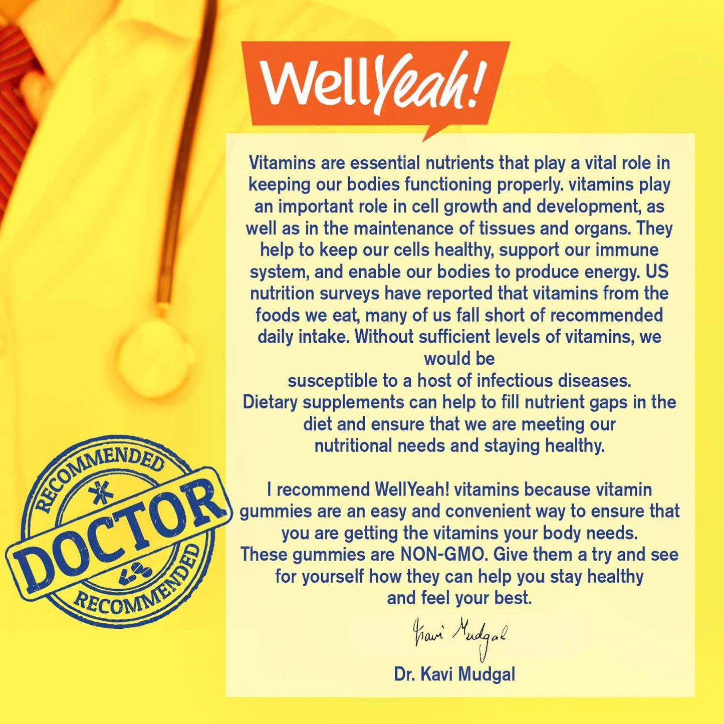 WellYeah Kid's Vitamin B12 1000mcg Gummies – Sugar Free, Strawberry Flavor, 60 Count (Pack of 2)