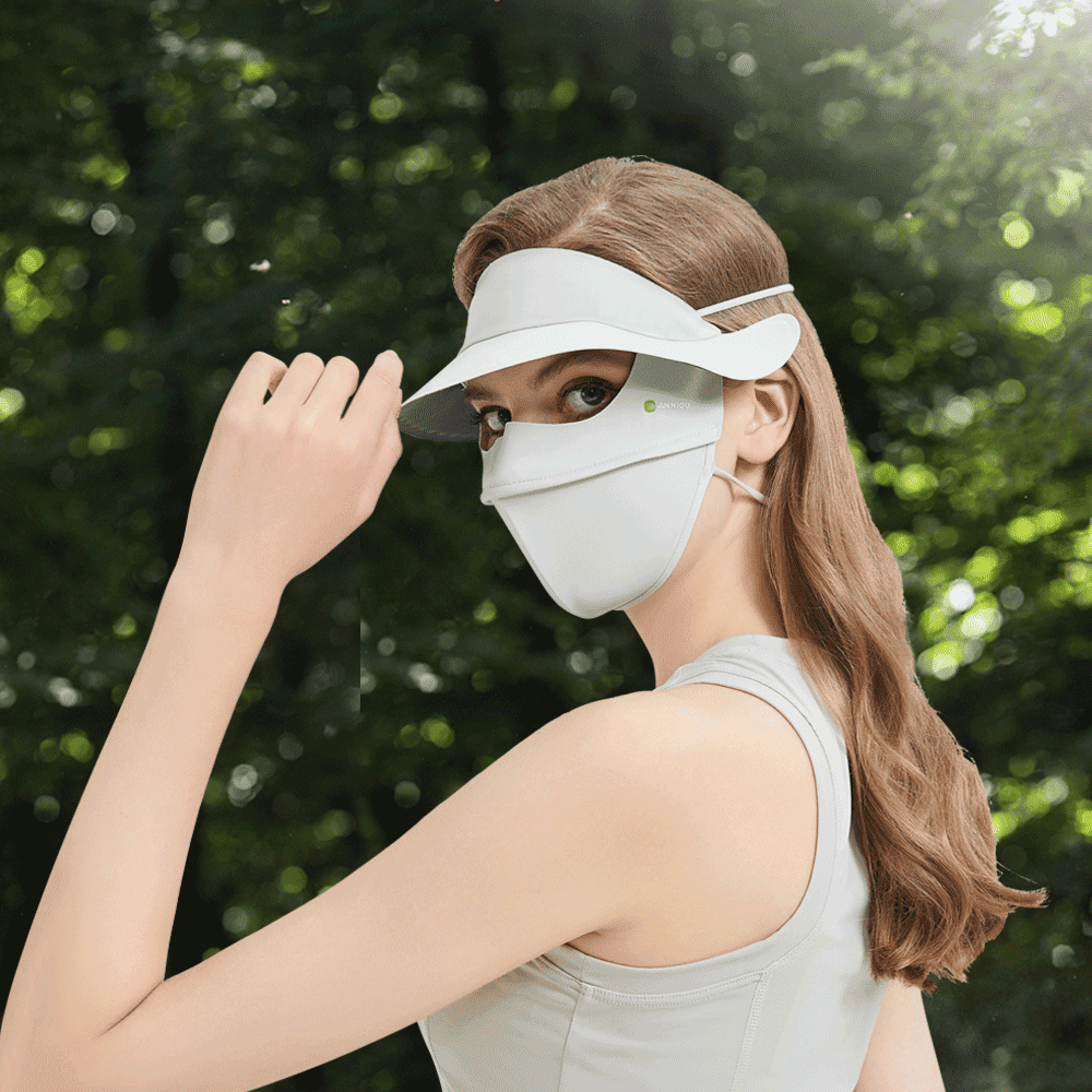 Wide Brim UPF 50+ Face Mask