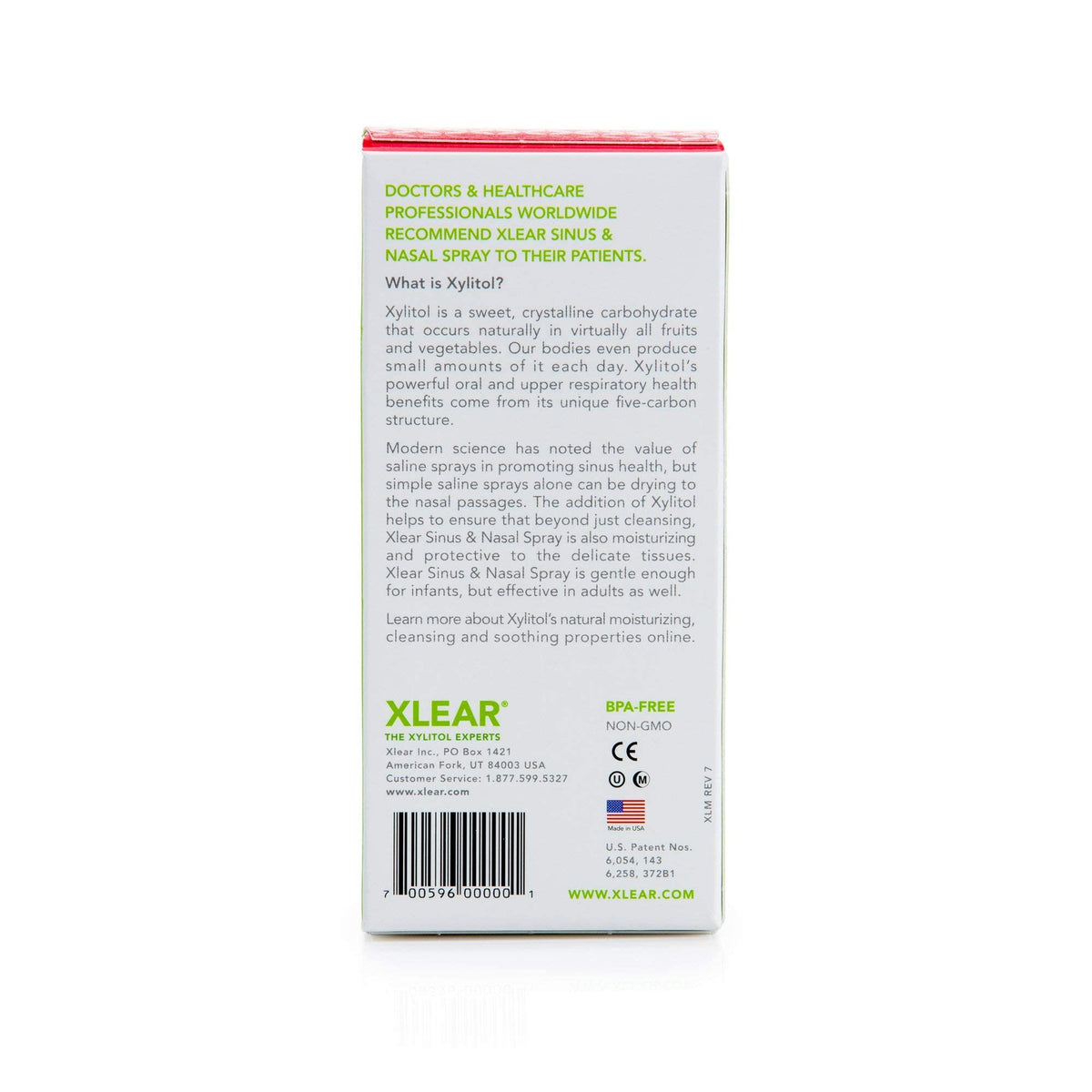 Xlear Natural Nasal Spray with Xylitol – 1.5 fl oz (Pack of 4)