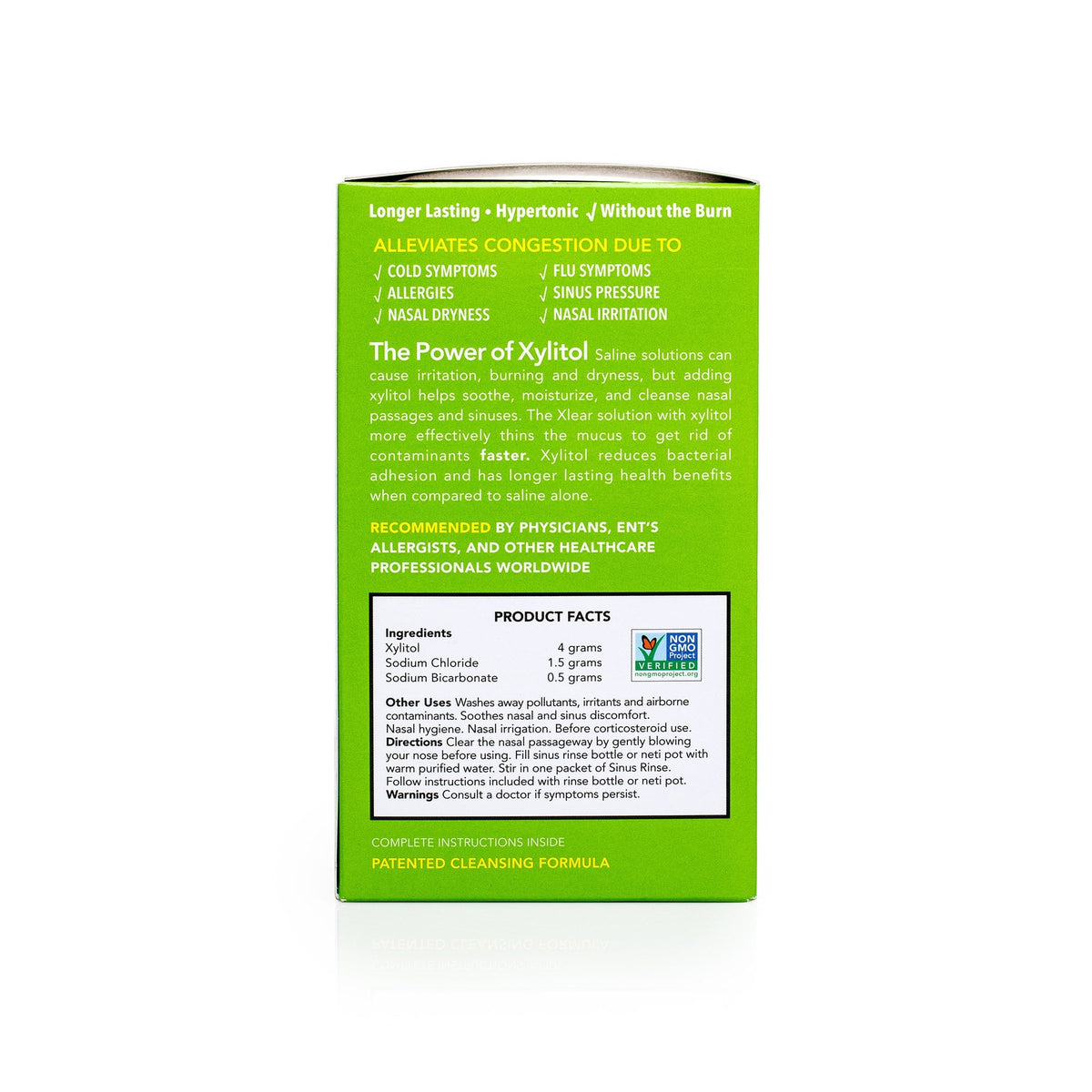 Ricarica Xlear per Irrigazione Sinusale al Xilitolo Naturale — Confezione da 50 Bustine