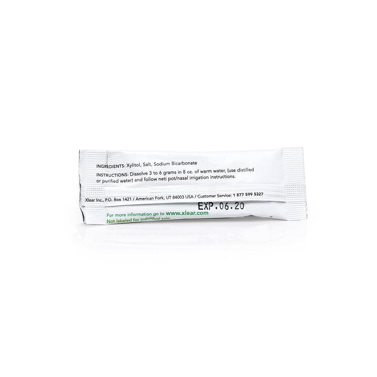 Xlear Natural Xylitol Nasal Irrigation System β 6 Saline Packets + Sinus Rinse Bottle