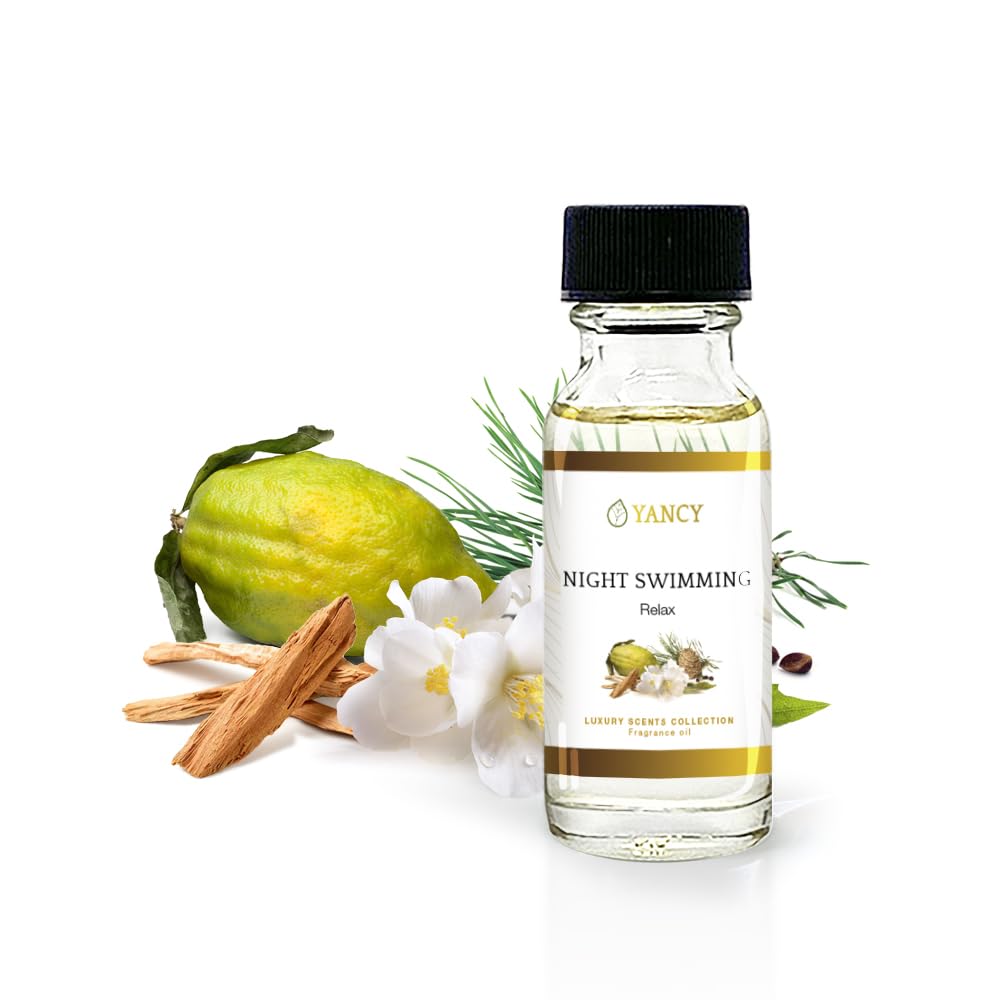 YANCY Night Swimming Fragrance Oil – Fresh Marine & Floral Scent (16 oz)