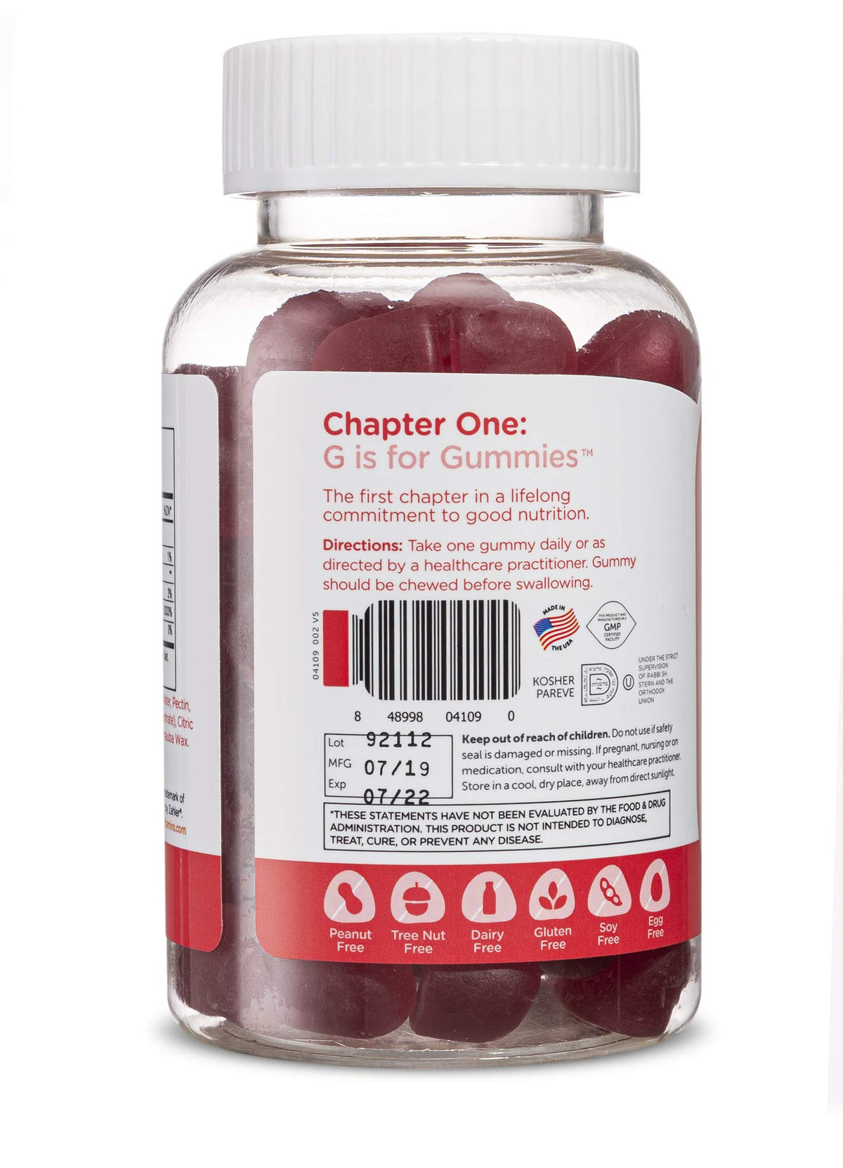 Zahler Chapter One Biotin Gummies β Hair, Skin & Nails Fortifying Biotin, Kosher