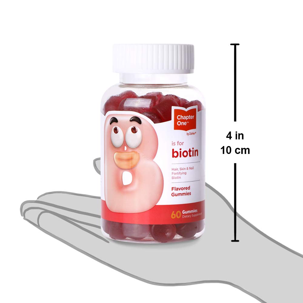 Zahler Chapter One Biotin Gummies β Hair, Skin & Nails Fortifying Biotin, Kosher