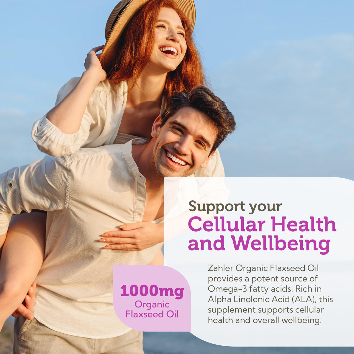 Zahler Organic Flaxseed Oil 1000mg Softgels β 90 Count | Organic Omega-3 ALA