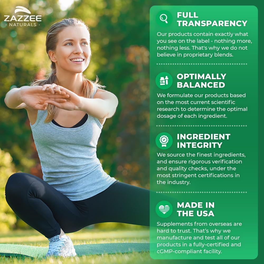 Zazzee Tart Cherry 10:1 Extract β 3000 mg per Capsule, 60 Vegan Capsules, 2-Month Supply, Certified Kosher, Gluten Free, Non-GMO