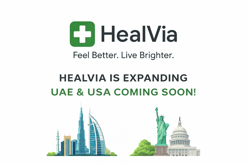Healvia Is Expanding: United Arab Emirates & United States Coming Soon
