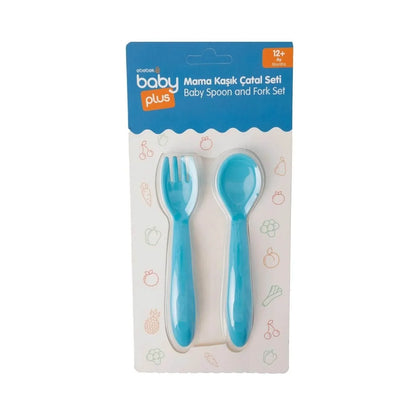 baby plus Baby Food Spoon & Fork Set