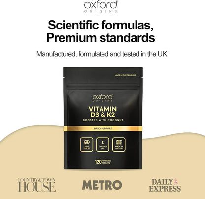 Vitamin D3 & K2 Tablets