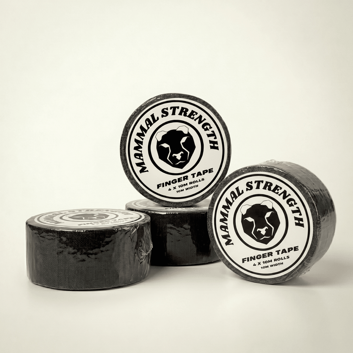 Finger Tape - Zinc Oxide BJJ Tape - 4 Pack (10M x 1cm)