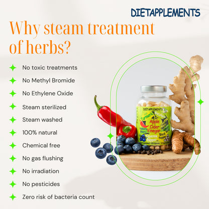 Apple Cider Vinegar with the Mother, Superfood, Biocultures & Berries Complex