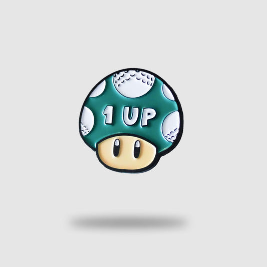 1UP Mushroom Golf Ball Marker