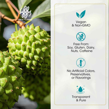 (2 Pack) Soursop Graviola Liquid Drop with Elderberry & Lion's Mane — Immune & Gut Support