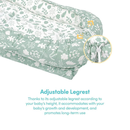 baby plus Mother Side Baby Reflux Bed - Green