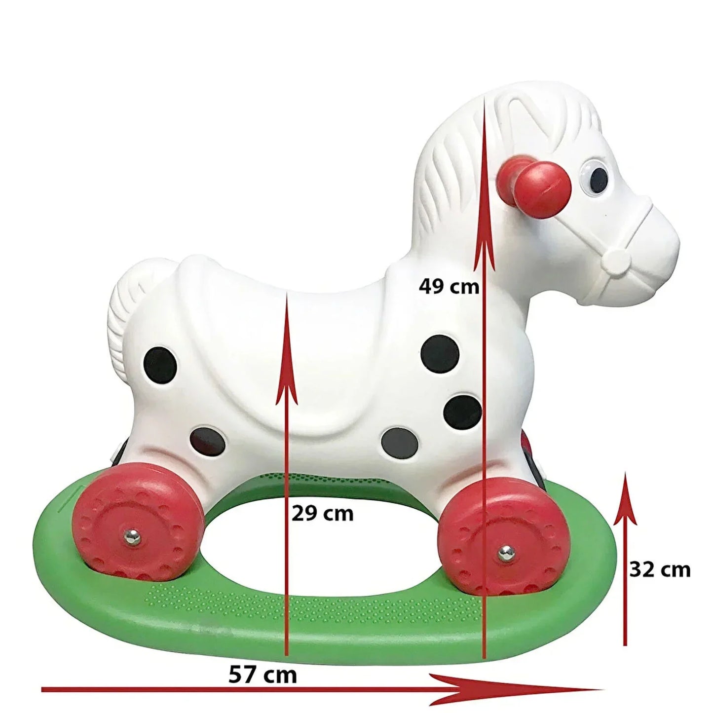 Outlet - baby toys Rocking Horse with Wheels