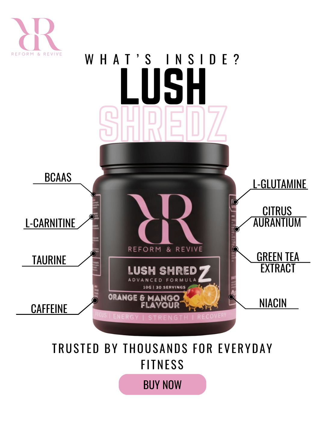 Lush Shredz | Energy & Focus Blend