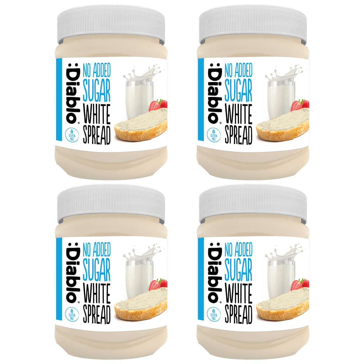 No Added Sugar White Chocolate Spread (350g)