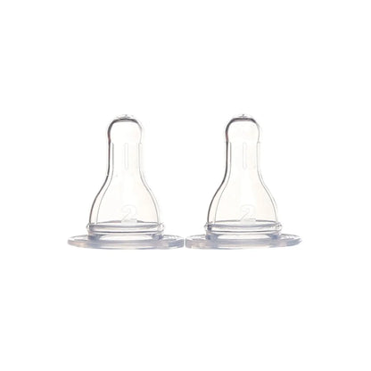 baby plus Anti Colic Bottle Teat Level 2 Pack of 2