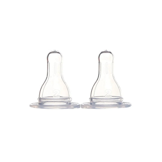 baby plus Anti Colic Bottle Teat Level 2 Pack of 2