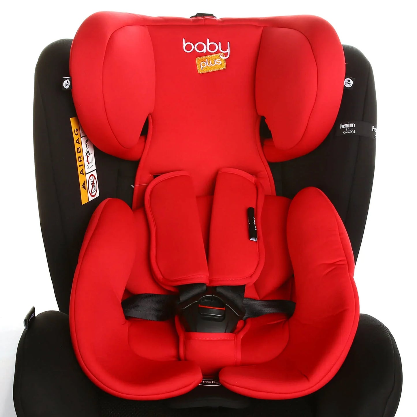 baby plus Orbitfix Group 0/1 Baby Car Seat - Black Red