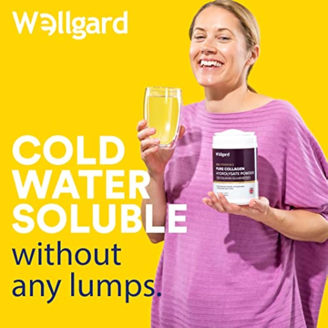 مسحوق الكولاجين، مسحوق ببتيدات الكولاجين البقري من ويلغارد - مستويات عالية من الأحماض الأمينية الأساسية الثمانية، مكملات الكولاجين، حلال وكوشير، صنع في المملكة المتحدة