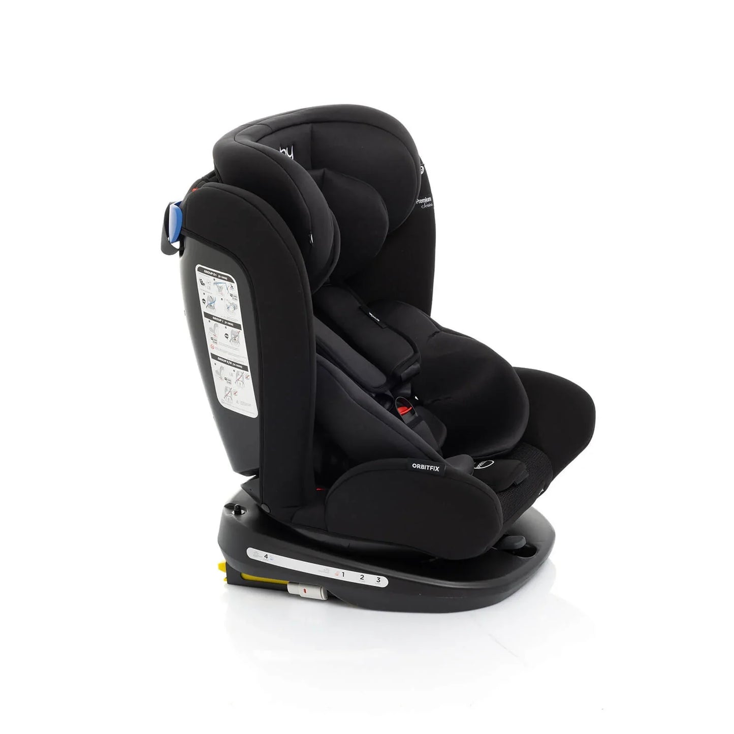 baby plus Orbitfix Group 0/1 Baby Car Seat - Black