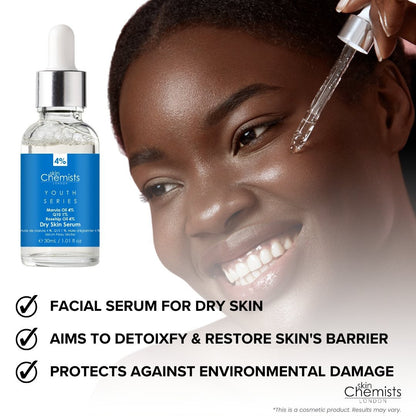 سيروم للبشرة الجافة، زيت المارولوا 4%، كيو 10 1%، زيت ثمر الورد 4%، 30 مل