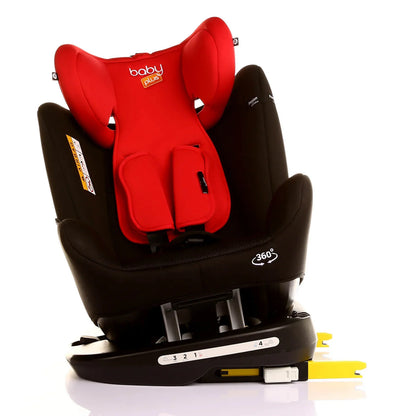 baby plus Orbitfix Group 0/1 Baby Car Seat - Black Red