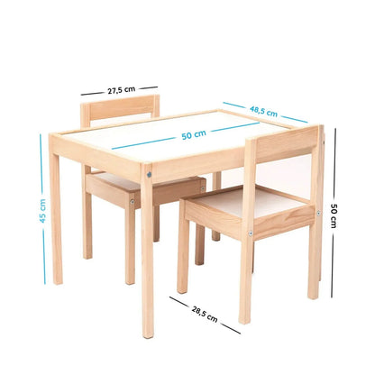 baby toys Montessori Wooden Table & Chair Set
