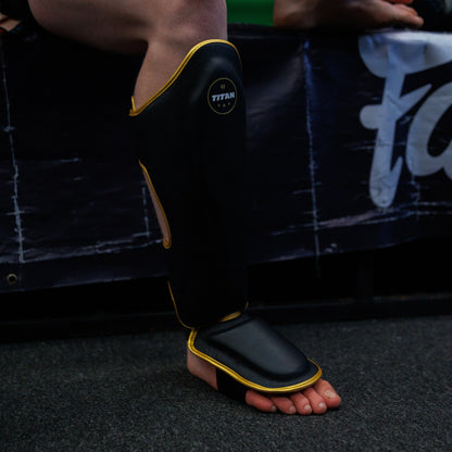 Hyperion 2.0 Shin Guards – Midnight Black