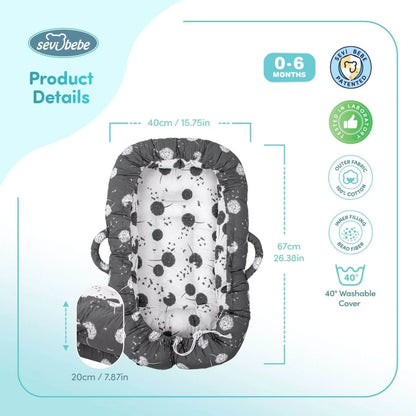 baby plus Mother Side Baby Reflux Bed Dandelion