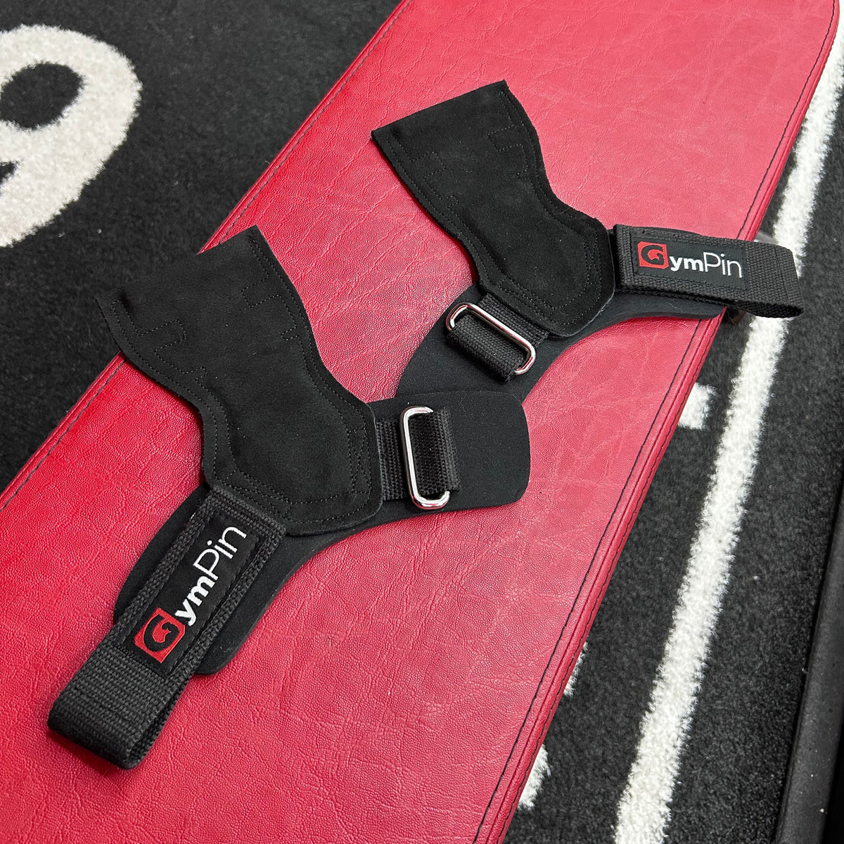 GymPin Leather Wrist Grips