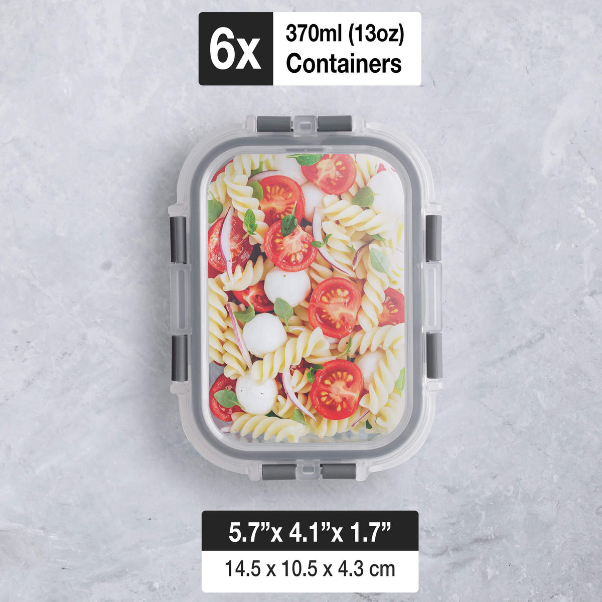 Kids Meal Prep Containers – Freezer & Oven Safe | 6-Pack